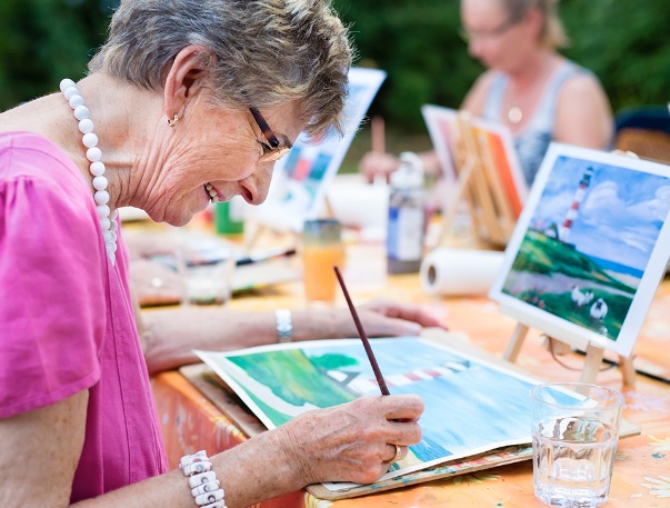 Creative Therapy at Evergreen Retirement Community